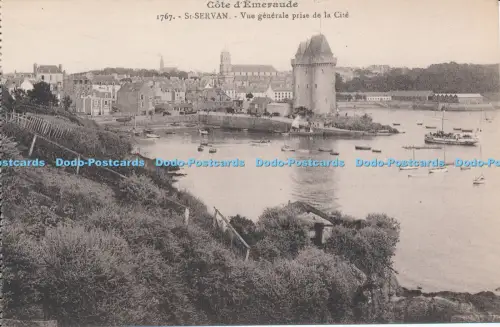 R038330 Cote d Emeraude St Servan Vue Generale prise de la Cite Laurent Nel
