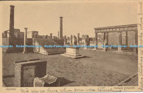 R038541 Pompei Tempio d Apollo 1955 B Hopkins