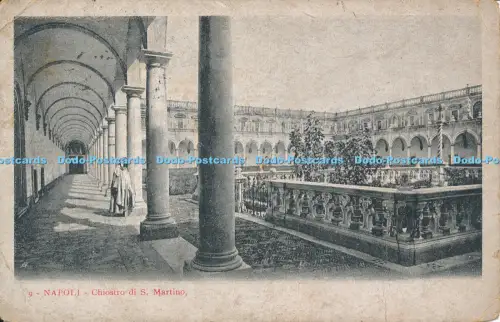 R038542 Napoli Chiostro di S Martino B Hopkins