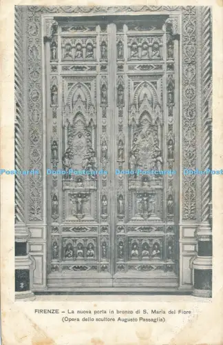 R038548 Firenze la Nuova Porta in Bronzo di S Maria del Fiore B Hopkins
