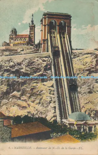 R038560 Marseille Ascenseur de N D de la Garde B Hopkins