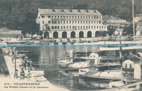 R038563 Villefranche La Vieille Darse et la Caserne Giletta B Hopkins