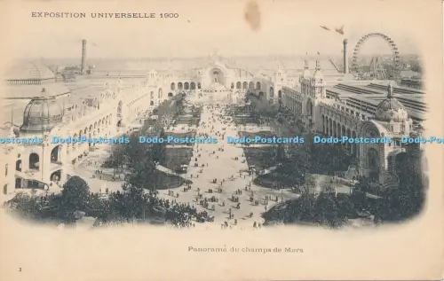 R038570 Exposition Universelle 1900 Panorama du Champs de Mars B Hopkins