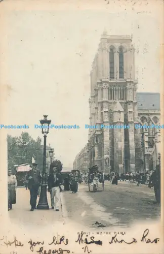 R038574 Paris Notre Dame 1905 B Hopkins