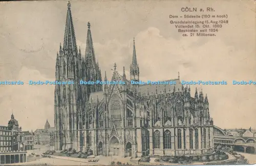 R038578 Colona Rhein Dom Südseite Heiss B Hopkins