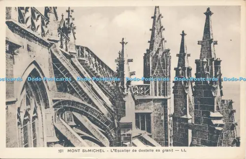 R038588 Mont St Michel L Escalier de Dentelle en Granit LL No 101 B Hopkins