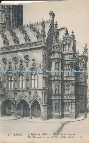 R038590 Arras The Town Hall A Side of the Front Levy Fils No 11 B Hopkins