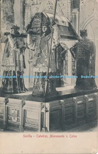 R038878 Sevilla Catedral Monumento a Colon R Garzon B Hopkins