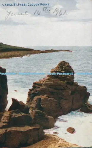 R039346 St Ives Clodgy Point Celesque Photochrom