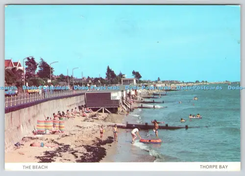 L350359 Thorpe Bay. Der Strand. Dennis. Colourmaster Postkarten