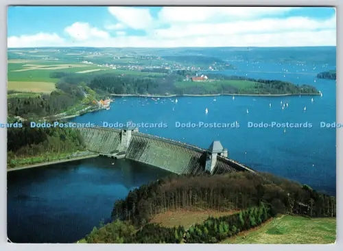 L351744 Sperrmauer der Mohnetalsperre. Kreis Soest Westfalen. Deutschland. Inh.