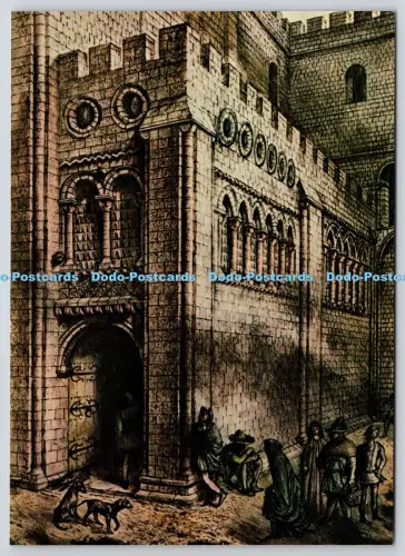 L353769 Norfolk. Castle Rising Castle. Der Vorbau des Bergfrieds wie er könnte