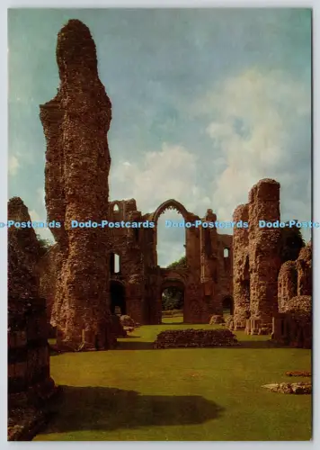 L353770 Norfolk. Castle Acre Priory. Innenraum der Kirche. Blick nach Westen. Krone. La