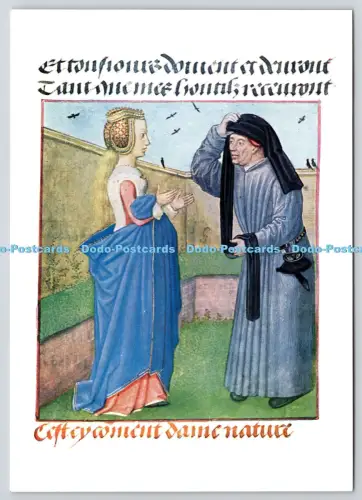 L353771 British Museum. Dame Natur gibt ihre Befehle dem Genie. Roman de la Rose