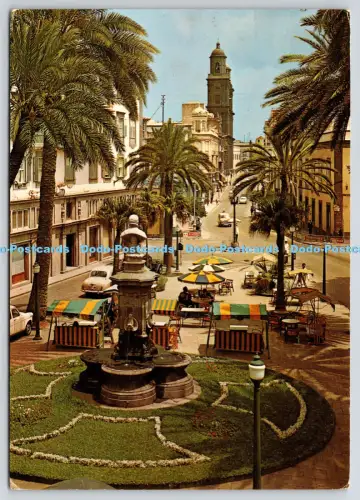 L353787 Las Palmas de Gran Canaria. Cairasco Platz und Kathedrale. J. Arthur Dix