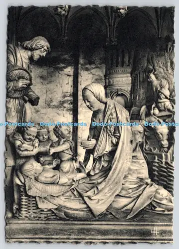 L353788 Kathedrale de Chartres. Cloture du Choeur. XVI Siecle. Nativite de Jesus