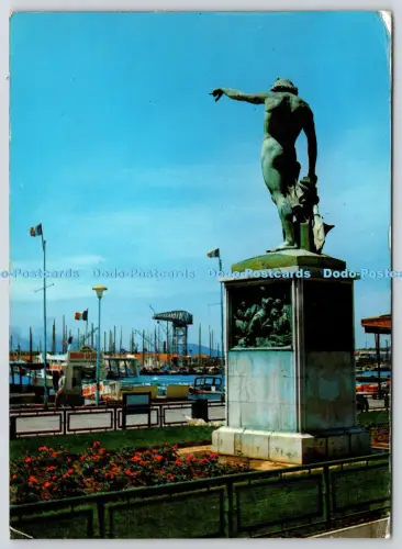 L353793 Toulon. Quadratischer Germain Jugendstil. Poete Provencal. Aris. S.I.R.A. Chrom