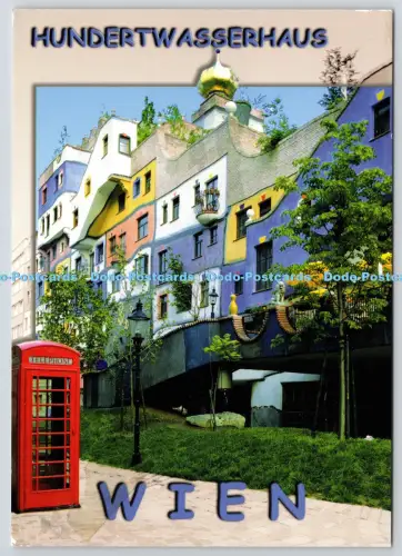 L353794 Wien. Hundertwasserhaus. erbaut 1983. Bauer. Nr. 664
