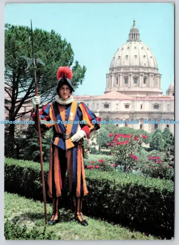 L353803 Italia. Die Vatikanischen Gärten. Schweizer Garde. Kodak Ektachrome