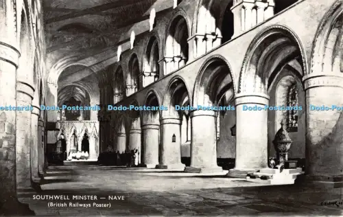 R039899 Southwell Minster Nave British Railway Poster RP