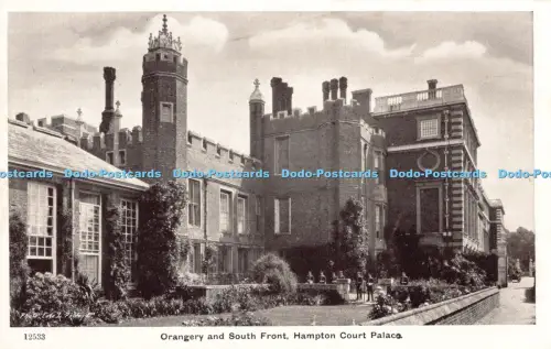 R041225 Orangerie und Südfront Hampton Court Palace Gale und Polden Nr. 12533