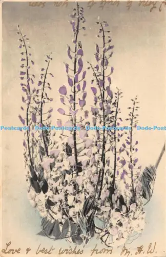 R041850 Alte AK Blumen 1903