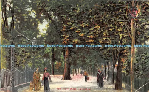 R041868 The New Walk Leicester 1906