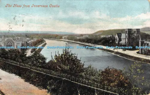 R041876 Die Ness von Inverness Castle Valentine 1904