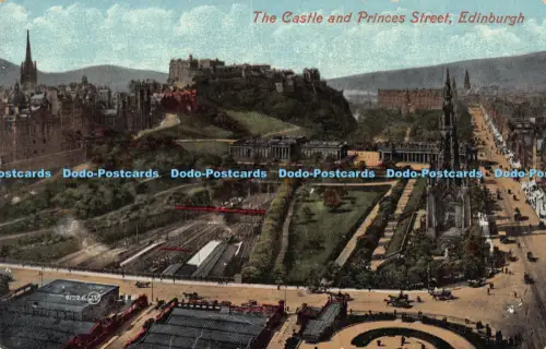 R042128 The Castle and Princes Street Edinburgh Valentine
