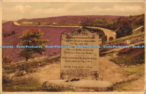 R042135 Hindhead The Sailors Stone Frith