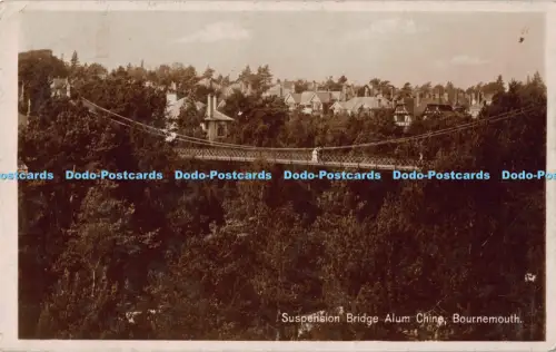 R042253 Hängebrücke Alaun Chine Bournemouth 1924