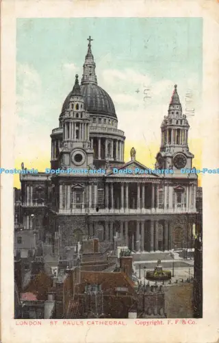 R042273 London St Pauls Cathedral F F and Co 1914
