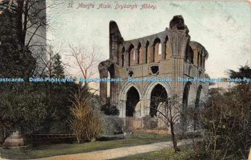 R042276 St Marys Aisle Dryburgh Abbey J Clapperton