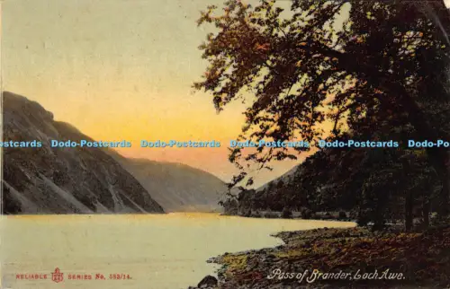 R042280 Pass von Brander Loch Ehrfurcht zuverlässig 1909