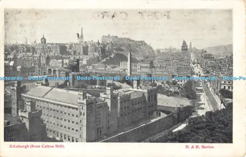 R042289 Edinburgh aus Calton Hill B und R 1904
