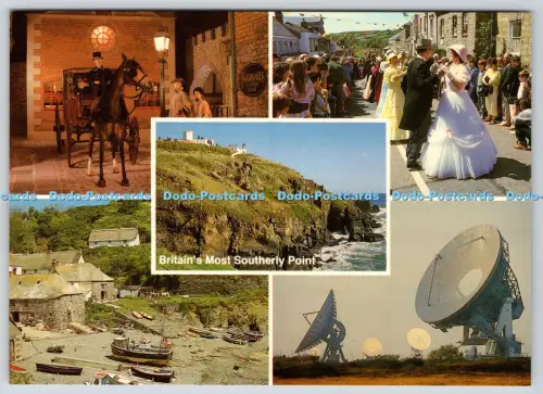 L352208 Britian Most Southerly Point Helston Flora Day Flambards Triple Theme Pa