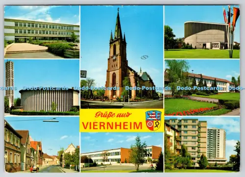 L352609 Grusse aus Viernheim Hessen R Gorzinski Multi View