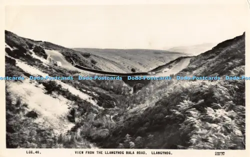 R042672 Blick von der Llangynog Bala Straße Llangynog Frith 1966