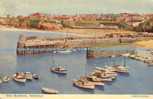 R042680 The Harbour Newquay Salmon Cameracolour No 691c 1957