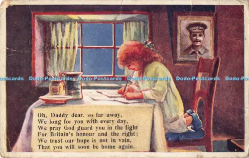 R042688 Oh Daddy Dear so Far Away National 1918