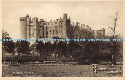 R042691 Arundel Castle Valentine Sepiatype