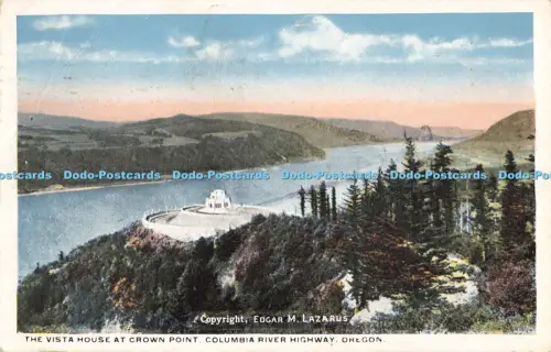 R044475 The Vista House at Crown Point Columbia River Highway Oregon 1918
