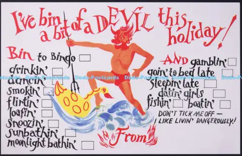 X000480 I ve bin a bit of a tevil this holiday. Crowley und Heffernon. L. Grün