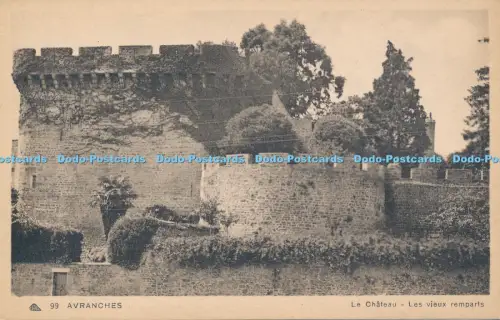 R045652 Avranches Le Chateau Les Vieux Remparts