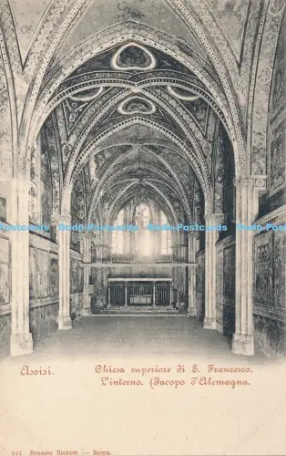 R045668 Assisi Chiesa Superiore di S Francesco l Interno Ernesto Richter
