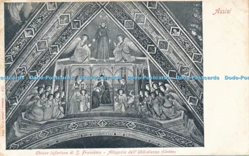 R045670 Assisi Chiesa Inferiore di S Francesco Allegoria dell Ubbidienza