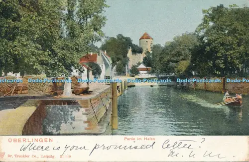 R045694 Überlingen Partie im Hafen Trenkler 1904