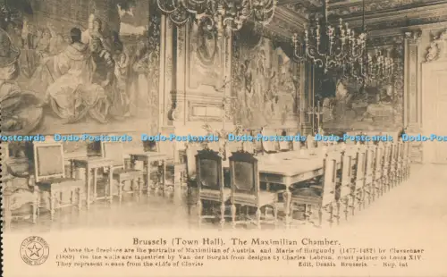 R045758 Brüsseler Rathaus Die Maximilianskammer E Desaix