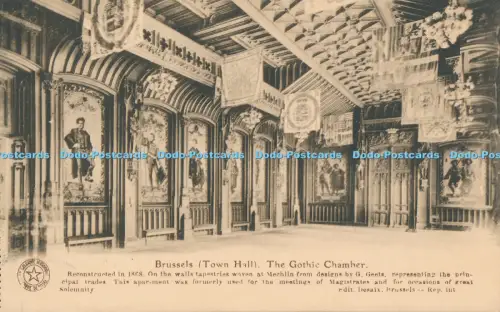 R045759 Brüsseler Rathaus Die gotische Kammer E Desaix