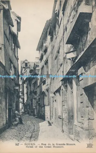 R045765 Rouen Rue de la Grande Mesure Neurdein